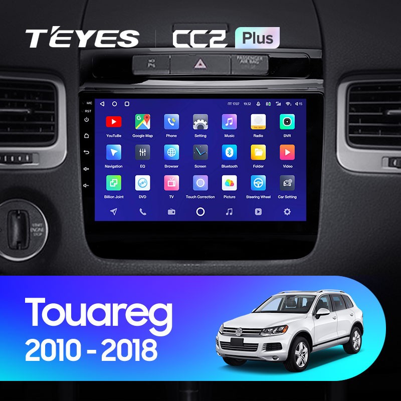 

Автомобильная магнитола Teyes CC2 Plus 4/32 Volkswagen Touareg FL NF (2010-2018) Тип A, CC2 Plus
