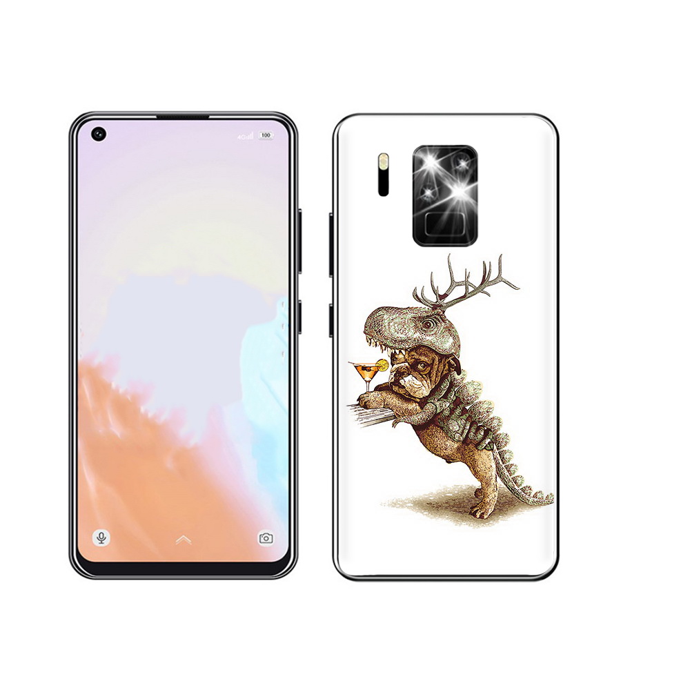 

Чехол MyPads Tocco для Oukitel C18 Pro тематическая вечеринка, Прозрачный, Tocco