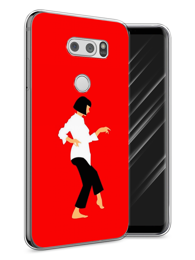 

Чехол Awog на LG V30 "Криминальное чтиво 1", Красный;белый;черный, 83050-7
