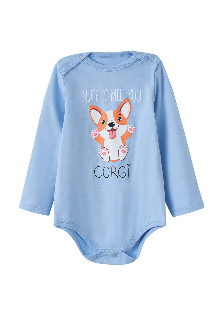 

Боди детское Kari baby AW22B09903711, голубой, 74, AW22B09903711