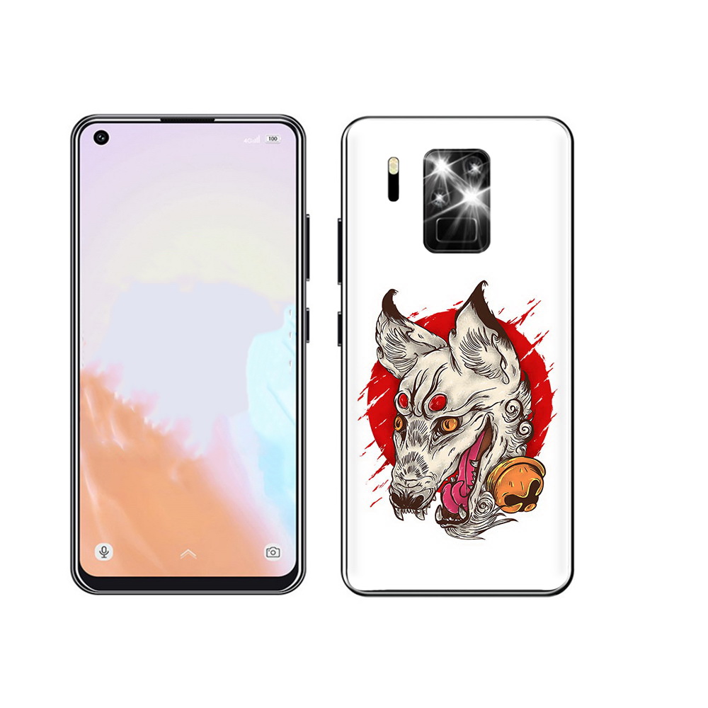 

Чехол MyPads Tocco для Oukitel C18 Pro страшная собака, Прозрачный, Tocco