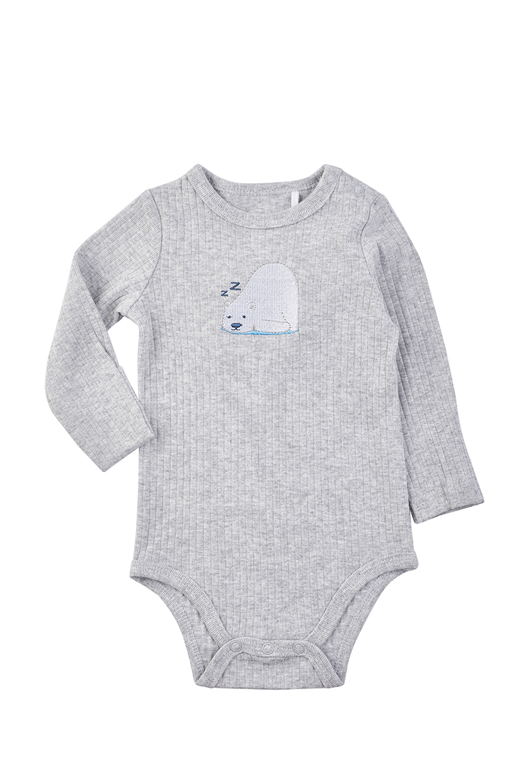 

Боди детское Kari baby AW22B107, светло-серый, 80, AW22B107