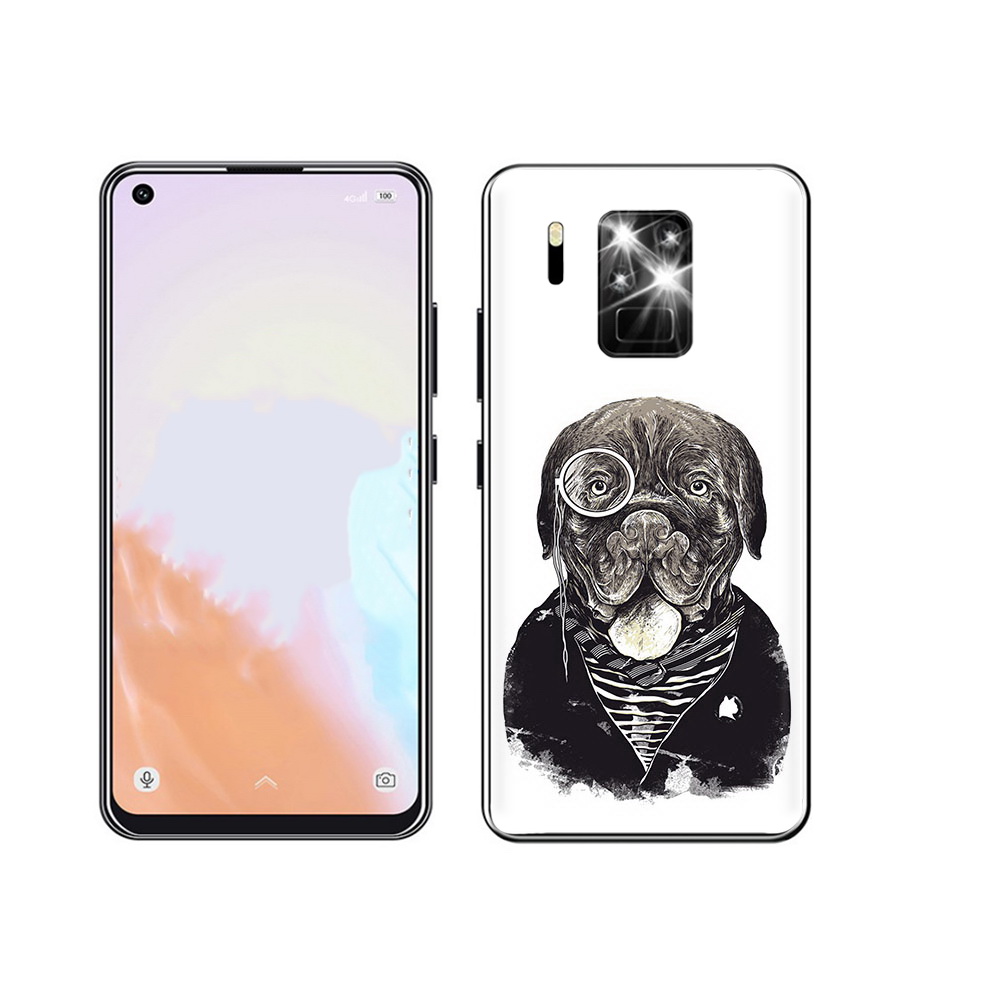 

Чехол MyPads Tocco для Oukitel C18 Pro солидный песик, Прозрачный, Tocco