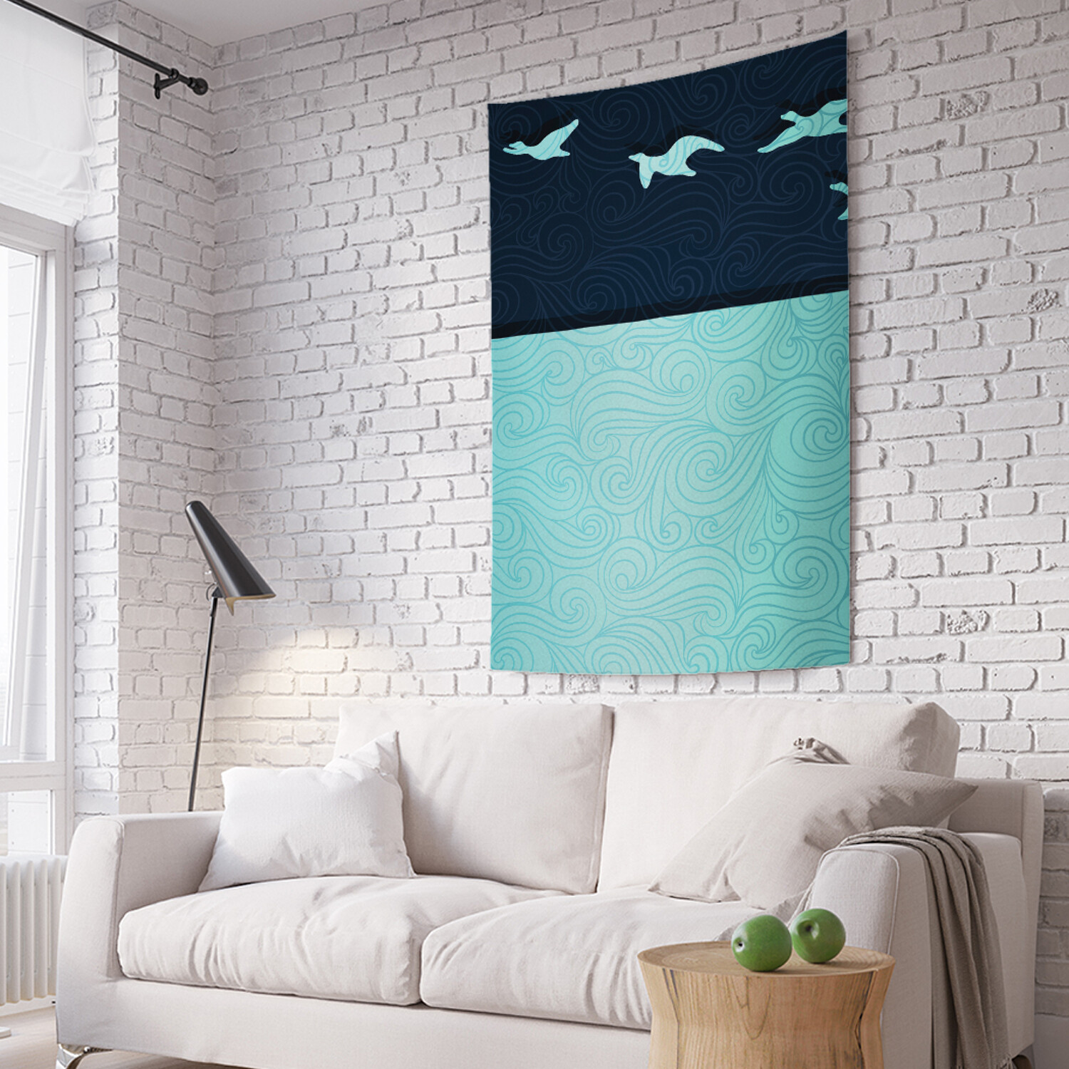 

Вертикальное фотопанно на стену JoyArty Вереница уток 150x200 см, Вереница уток