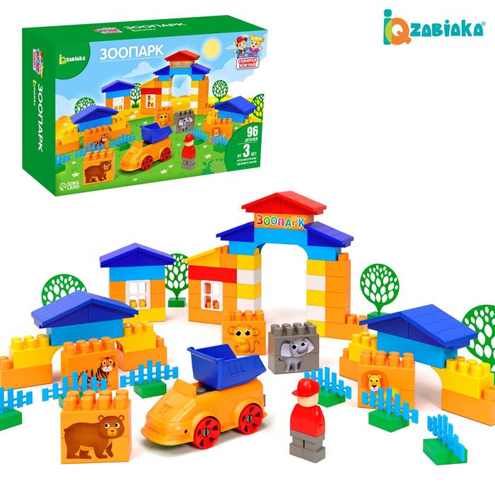 

Игра-конструктор «Зоопарк», 96 деталей, UNICON