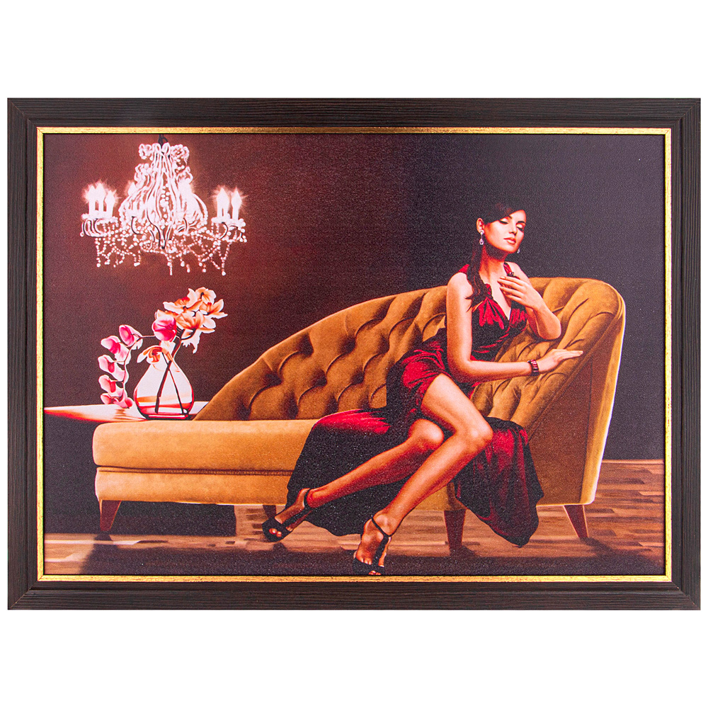 

Картина В Раме Венге с Золотом 50x70 см, 5504233