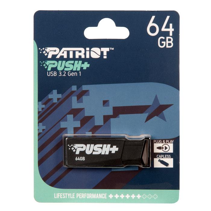 

Флешка PATRIOT PSF64GPSHB32U 64 ГБ (822000), PSF64GPSHB32U