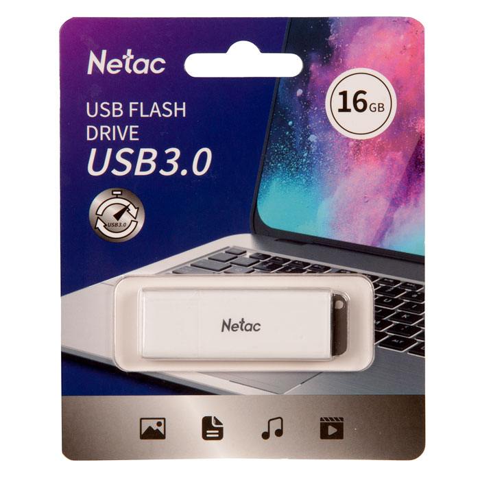 Флешка Netac NT03U185N-016G-30WH 16 ГБ (821988)