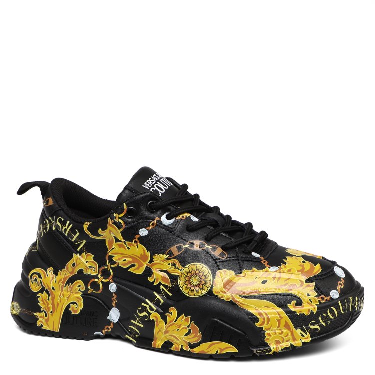 

Кроссовки женские Versace Jeans Couture 75VA3SF4 черные 40 EU, Черный, 75VA3SF4