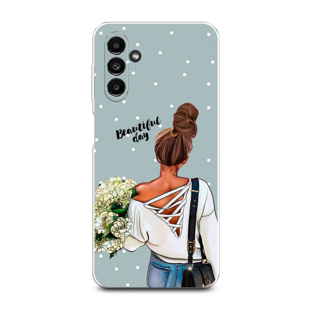 

Чехол Awog на Samsung А14 5G "Beautiful day", Голубой;коричневый;бежевый, 2107250-6