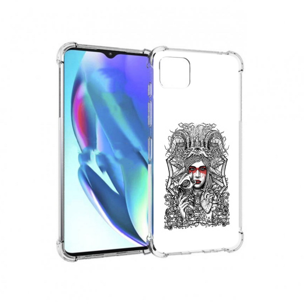 

Чехол MyPads Tocco для Motorola Moto G50 грусная девушка (PT227066.350.302), Прозрачный, Tocco