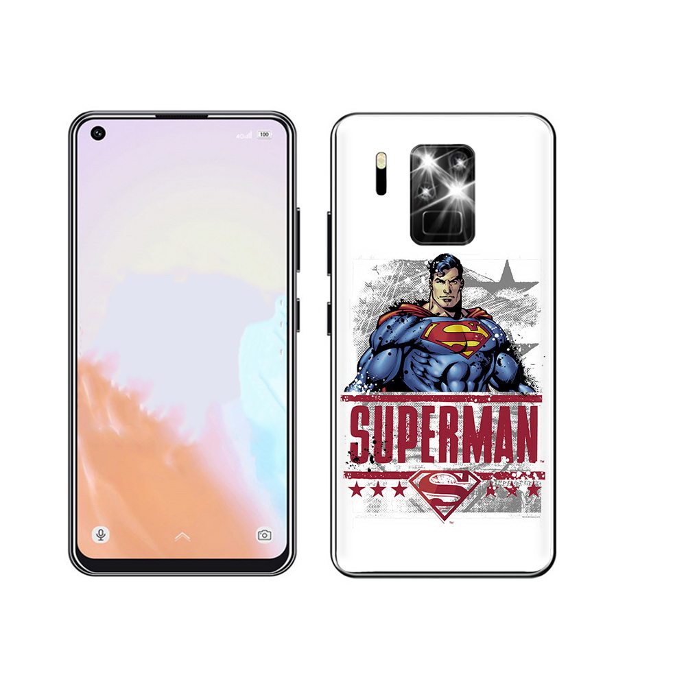 

Чехол MyPads Tocco для Oukitel C18 Pro рисунок супермен, Прозрачный, Tocco