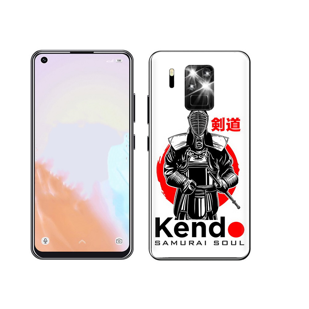 

Чехол MyPads Tocco для Oukitel C18 Pro рисованый самурай, Прозрачный, Tocco
