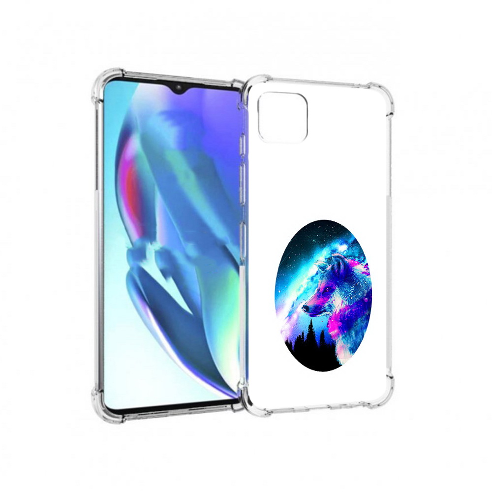 

Чехол MyPads Tocco для Motorola Moto G50 голубой волк (PT227066.350.293), Прозрачный, Tocco