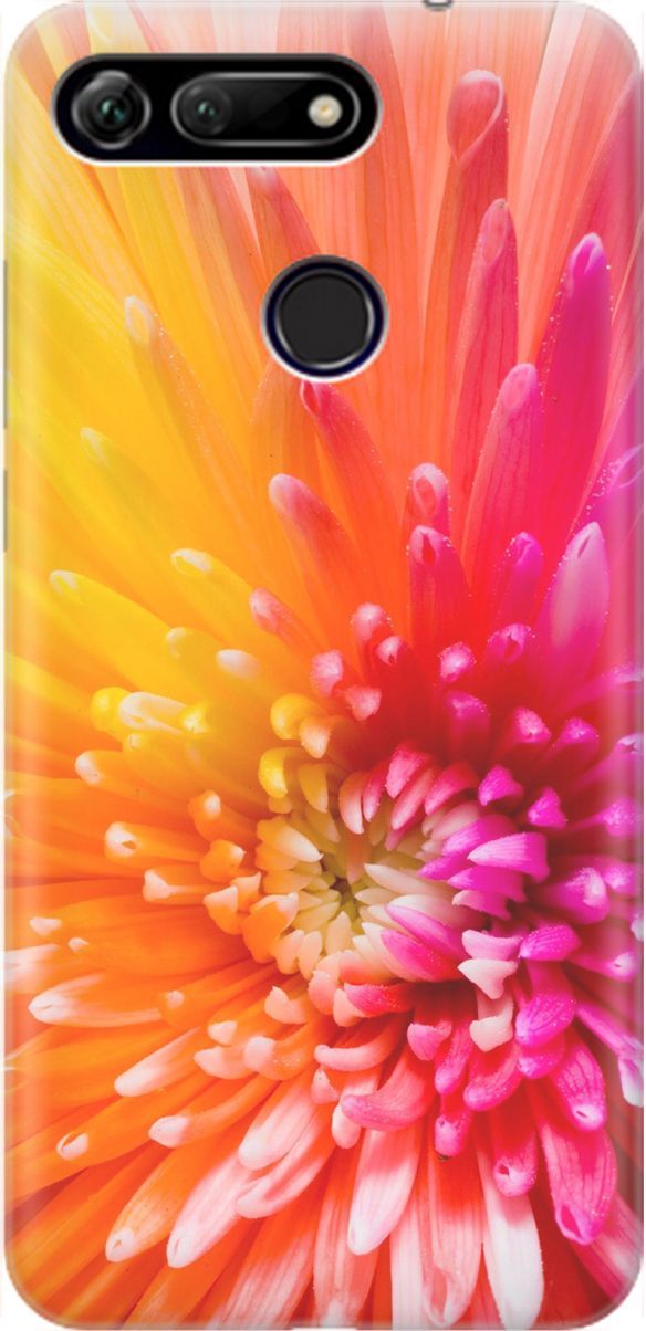

Силиконовый чехол на Honor View 20 (V20) с принтом "Розовая хризантема", Оранжевый;розовый, 1454