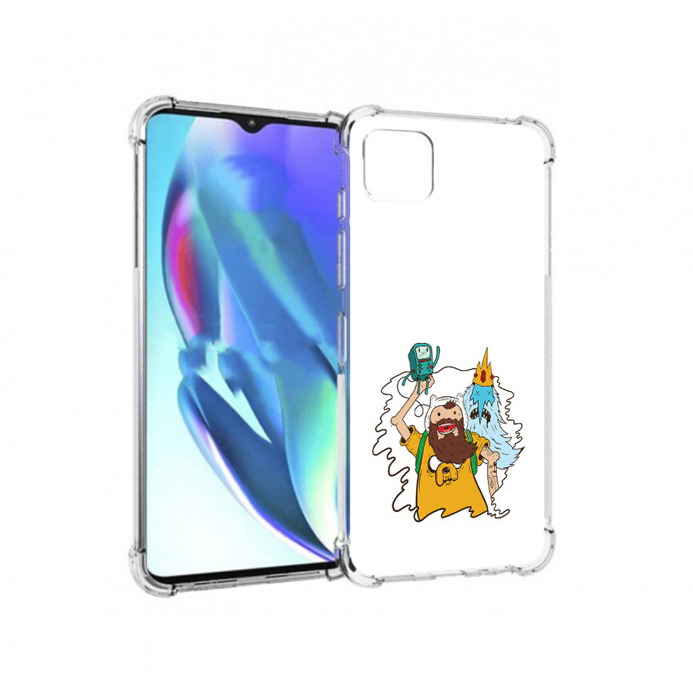 

Чехол MyPads Tocco для Motorola Moto G50 время приключений старый Финн (PT227066.350.279), Прозрачный, Tocco