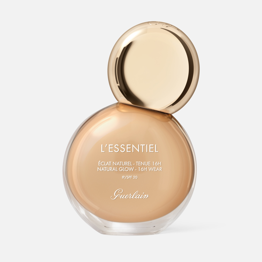 

Основа тональная Guerlain L’Essentiel Natural Glow Foundation Natural Warm №03W, 30 мл