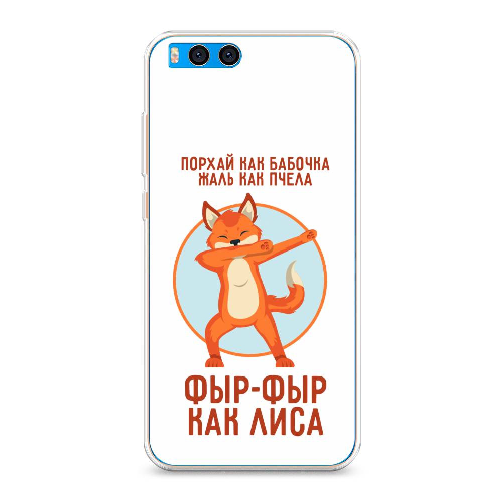 

Чехол Awog на Xiaomi Mi Note 3 "Фыр-фыр как лиса", Разноцветный, 32450-2