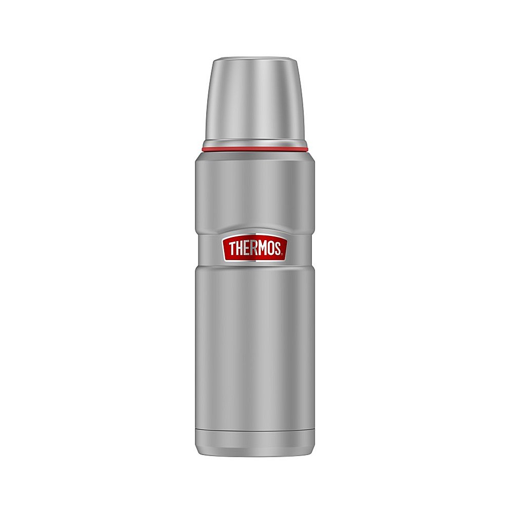 

Термос из нерж. стали тм THERMOS SK2000RCMS King 0,47L, Серый;красный, SK2000