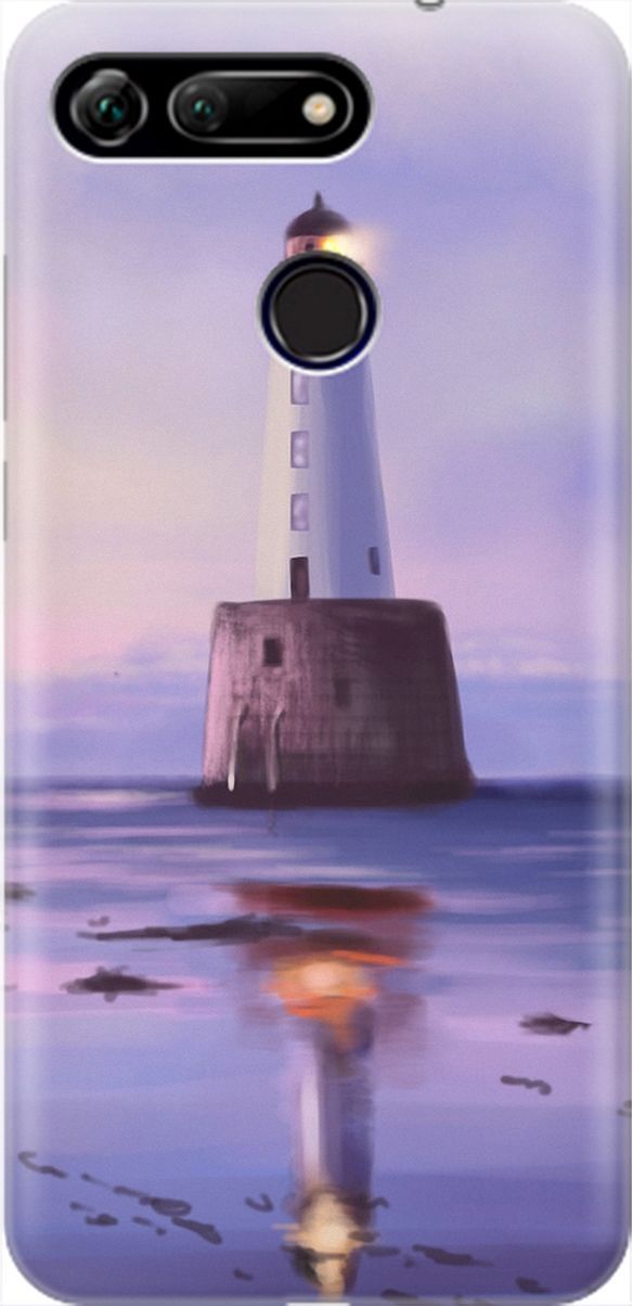 

Силиконовый чехол на Honor View 20 (V20) с принтом "Маяк", Синий;фиолетовый, 1890