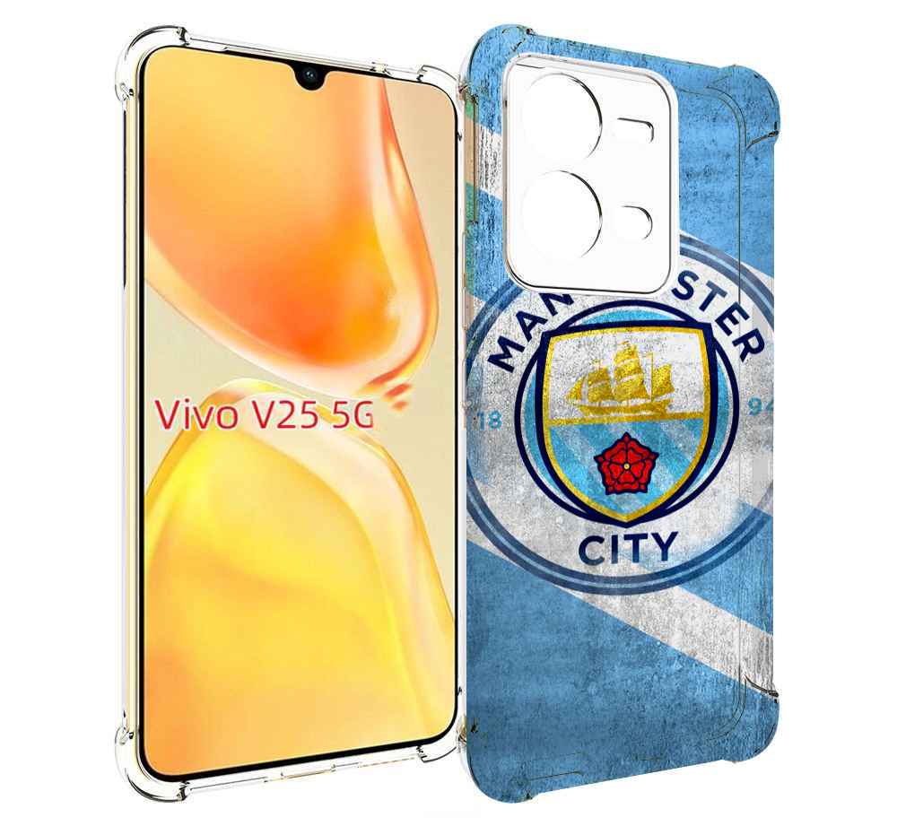 

Чехол MyPads Манчестер-сити мужской для Vivo V25 5G / V25e, Прозрачный, Tocco