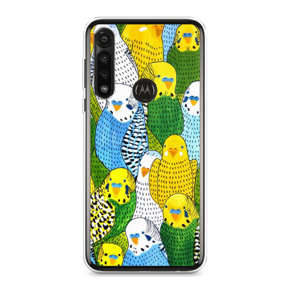 

Чехол Awog на Motorola Moto G Power 2020 "Попугаи", Разноцветный, 242650-1