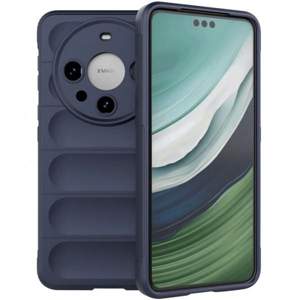 

Противоударный чехол Flex Silicone для Huawei Mate 60 Pro, синий, Flex Silicone