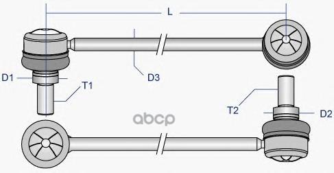 Тяга Стабилизатора Moog Au-Ls-7179 Moog AU-LS-7179 100039542691