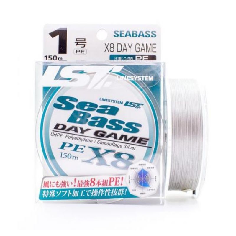 Шнур плетеный Linesystem Sea Bass X8 Day Game #0.6 (150m)