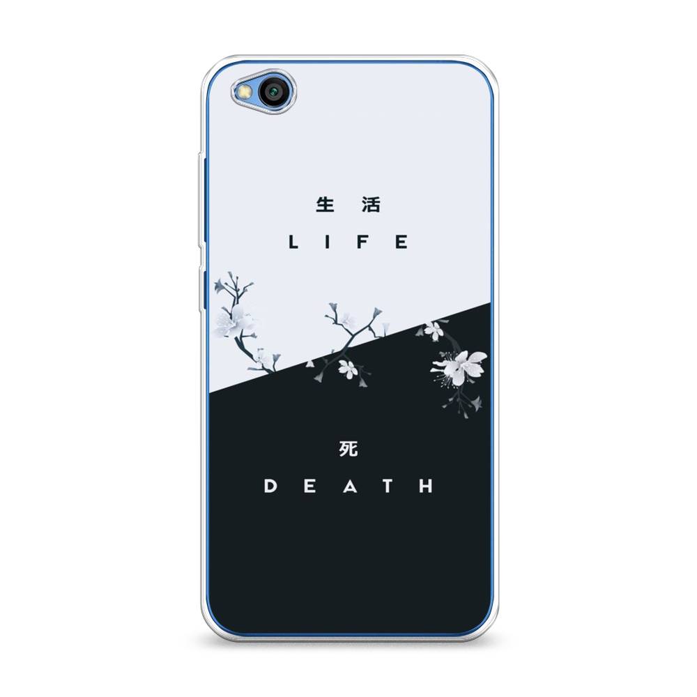 

Чехол Awog на Xiaomi Redmi Go "Life and death", Разноцветный, 35150-7