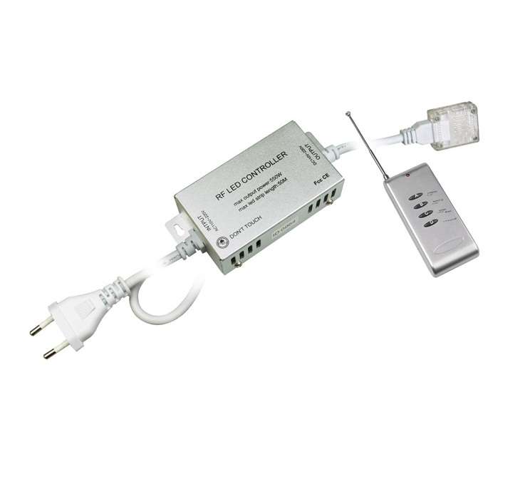 

Контроллер для светодиод. ленты MVS-5050 RGB с пультом (550Вт/50м) JazzWay 1002709, Серебристый