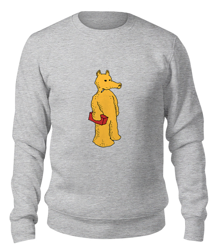 

Свитшот унисекс Printio Quasimoto серый M, Quasimoto