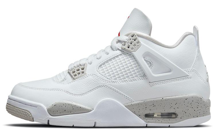 

Кеды унисекс Jordan Air Jordan 4 retro tech white белые 44.5 EU, Белый, Air Jordan 4 retro tech white