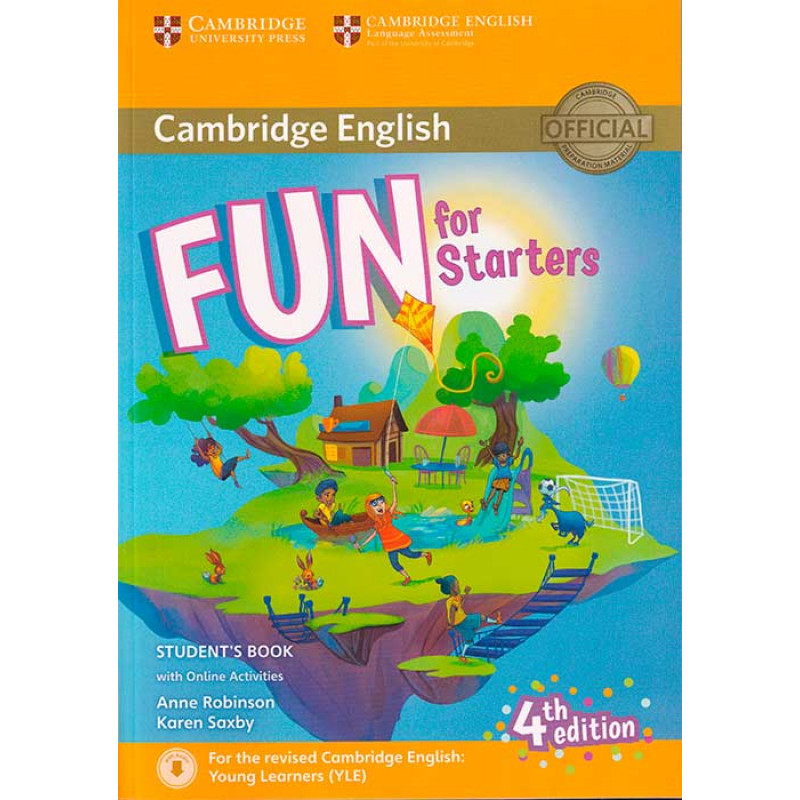 

Fun for Starters 4Ed SB + Online Activities+ Audio