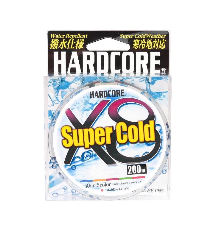 

Шнур плетеный Duel PE HARDCORE SUPER COLD X8 200m #2.0 5COLOR 16.0kg
