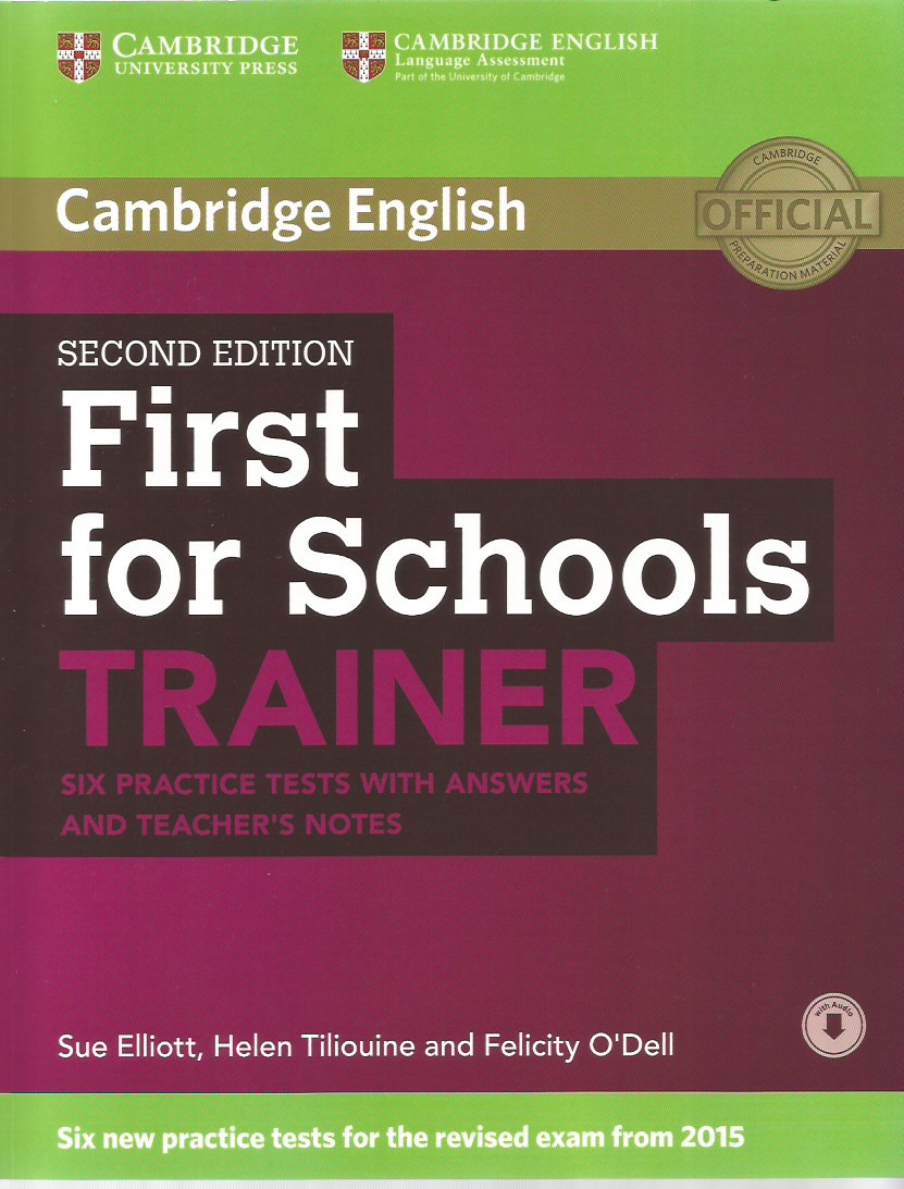 

Книга First for Schools Trainer 2Ed Tests w/Ans +Tchr's Notes +D (x3) Rev Exam 2015