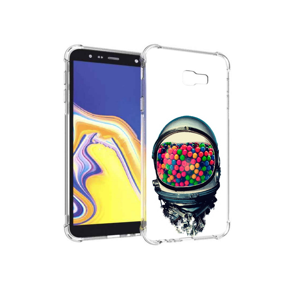 

Чехол MyPads Tocco для Samsung Galaxy J4+ (2018) шлем космонавта (PT118081.545.700), Прозрачный, Tocco