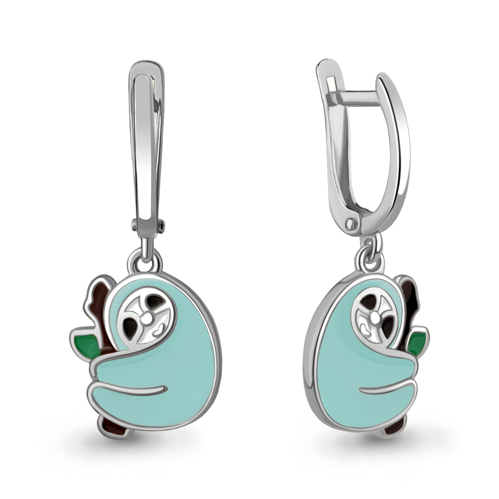 

Серьги из серебра с эмалью Aquamarine Aquamarine 34472_925_р, 34472_925_р
