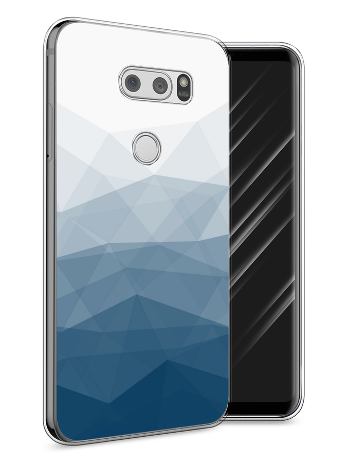

Чехол Awog на LG V30 "Абстракция небо", Синий;голубой;белый, 83050-3