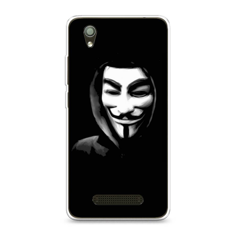 

Чехол Awog на ZTE Blade X3 / ЗТЕ Блэйд X3 "Анонимус", Разноцветный, 130650-5
