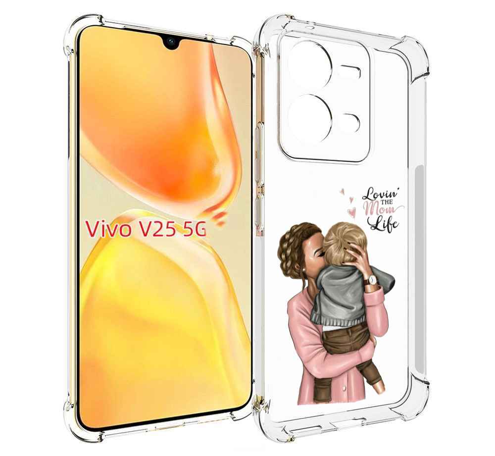 

Чехол MyPads Любовь-мамы детский для Vivo V25 5G / V25e, Прозрачный, Tocco