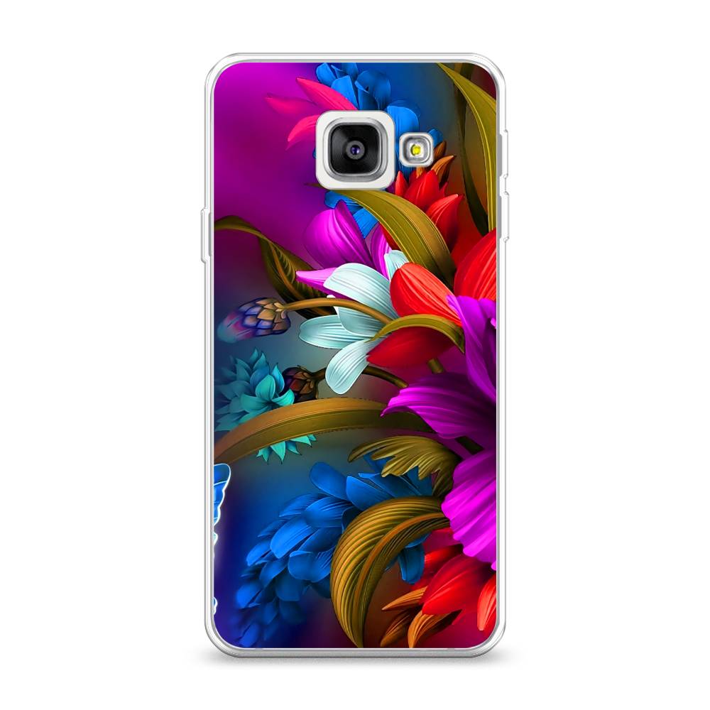 фото Чехол на samsung galaxy a3 2016 "фантастические цветы" case place