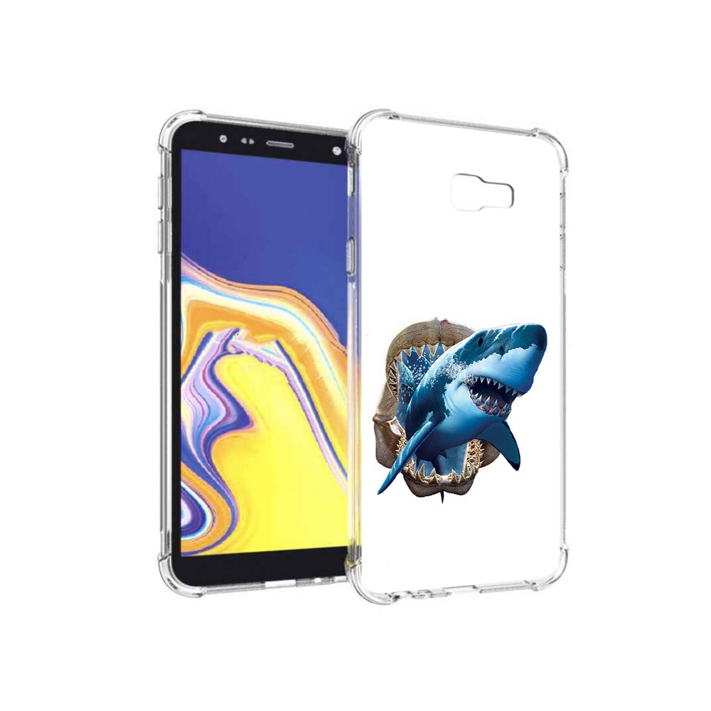 

Чехол MyPads Tocco для Samsung Galaxy J4+ (2018) челюсти (PT118081.545.675), Прозрачный, Tocco