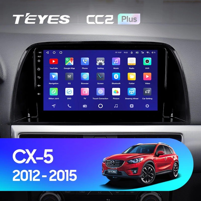 Автомобильная магнитола Teyes CC2 Plus 4/32 Mazda CX-5 (2012-2015) Тип-A