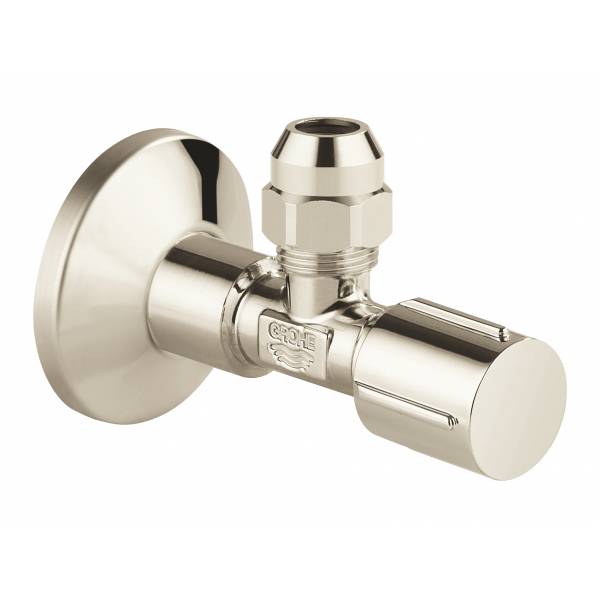 Вентиль угловой GROHE 1/2 дюйма-3/8 дюйма, 1 шт, никель, глянец (22037BE0)