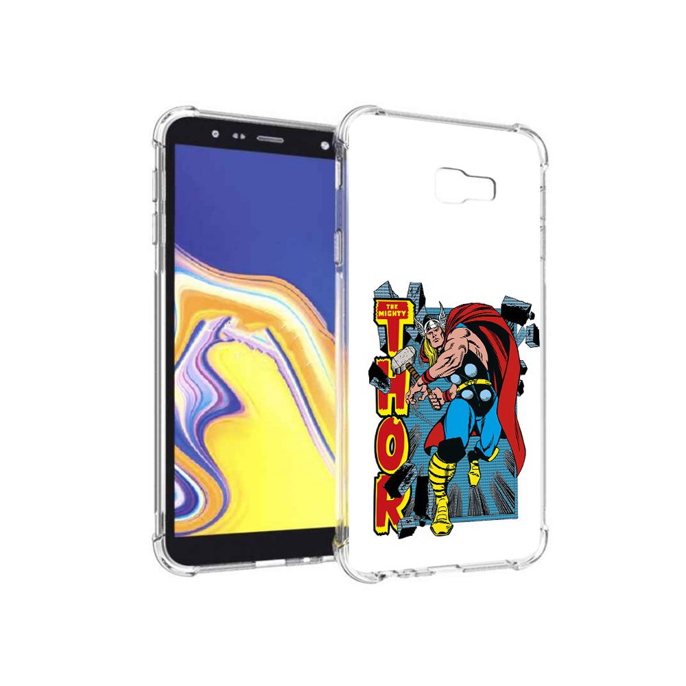 

Чехол MyPads Tocco для Samsung Galaxy J4+ (2018) тор комикс (PT118081.545.645), Прозрачный, Tocco