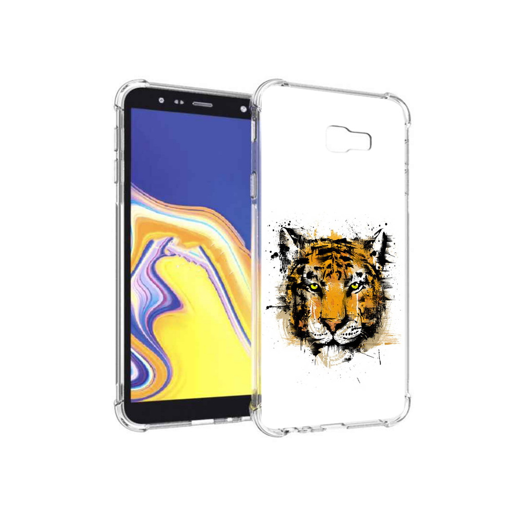 

Чехол MyPads Tocco для Samsung Galaxy J4+ (2018) тигруля (PT118081.545.643), Прозрачный, Tocco