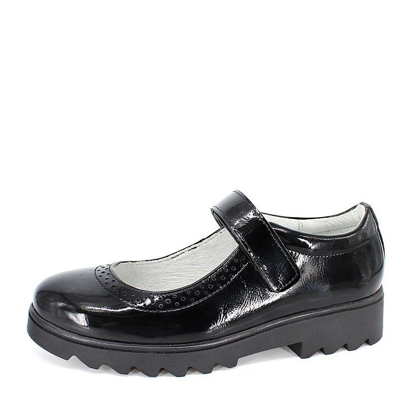 Туфли детские ЛЕЛЬ 1496, черный, 36 кремовые туфли мери джейн