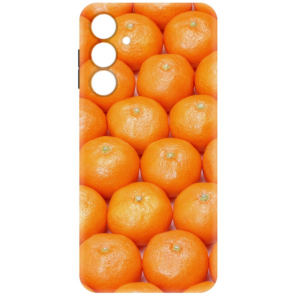 

Чехол-накладка Krutoff Soft Case Мандаринки для Samsung Galaxy A16 черный