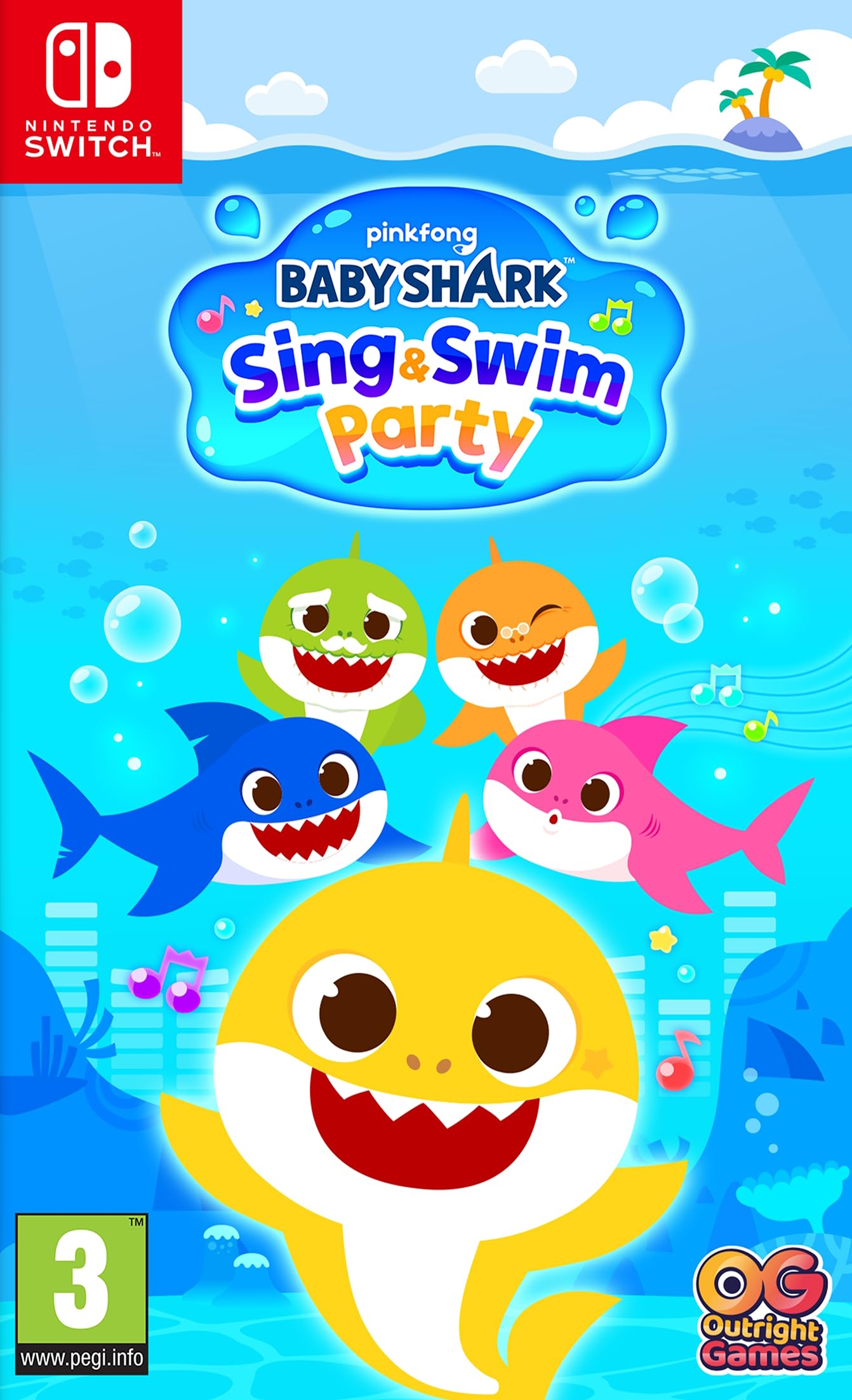 Игра Baby Shark: Sing & Swim Party (Nintendo Switch, полностью на иностранном языке)